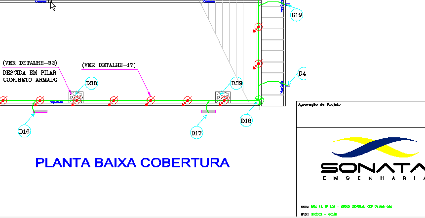 Exemplo de projeto de SPDA - Sonata Engenharia